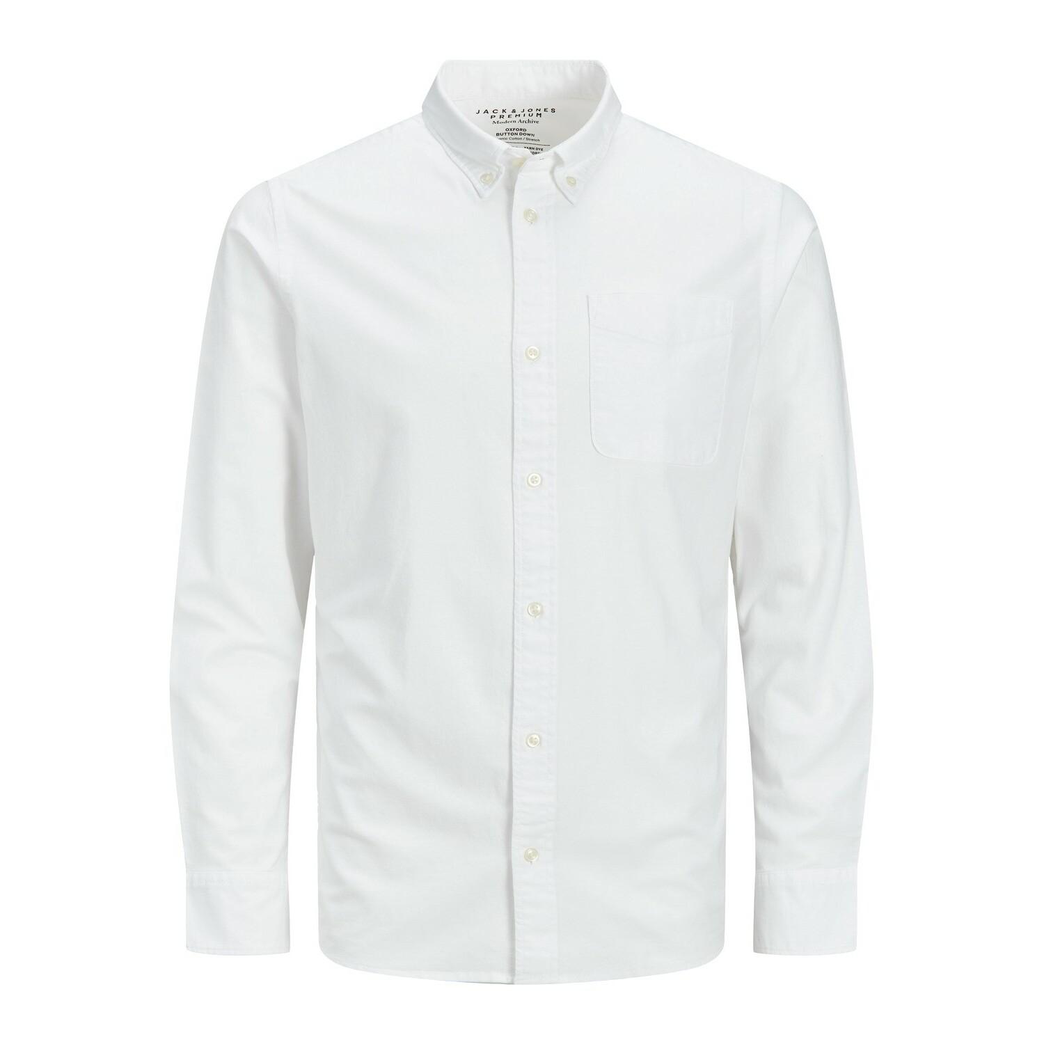 5715108846812 - Jack & Jones Hemd BROOK Slimfit Langarmhemd mit Button-Down-Kragen