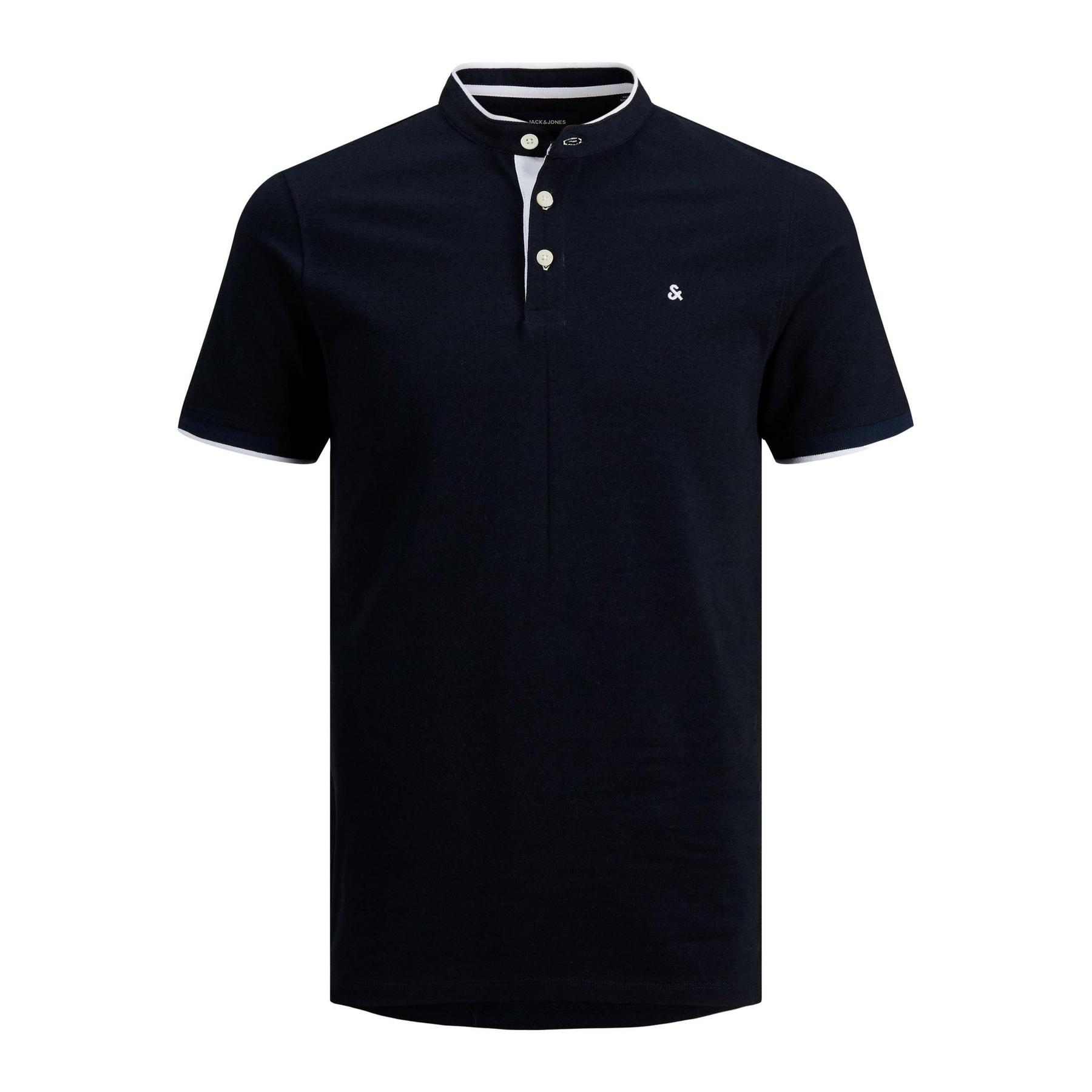 5715111566127 - Jack & Jones Shirt T-Shirt mit Stehkragen JJEPAULOS MAO POLO