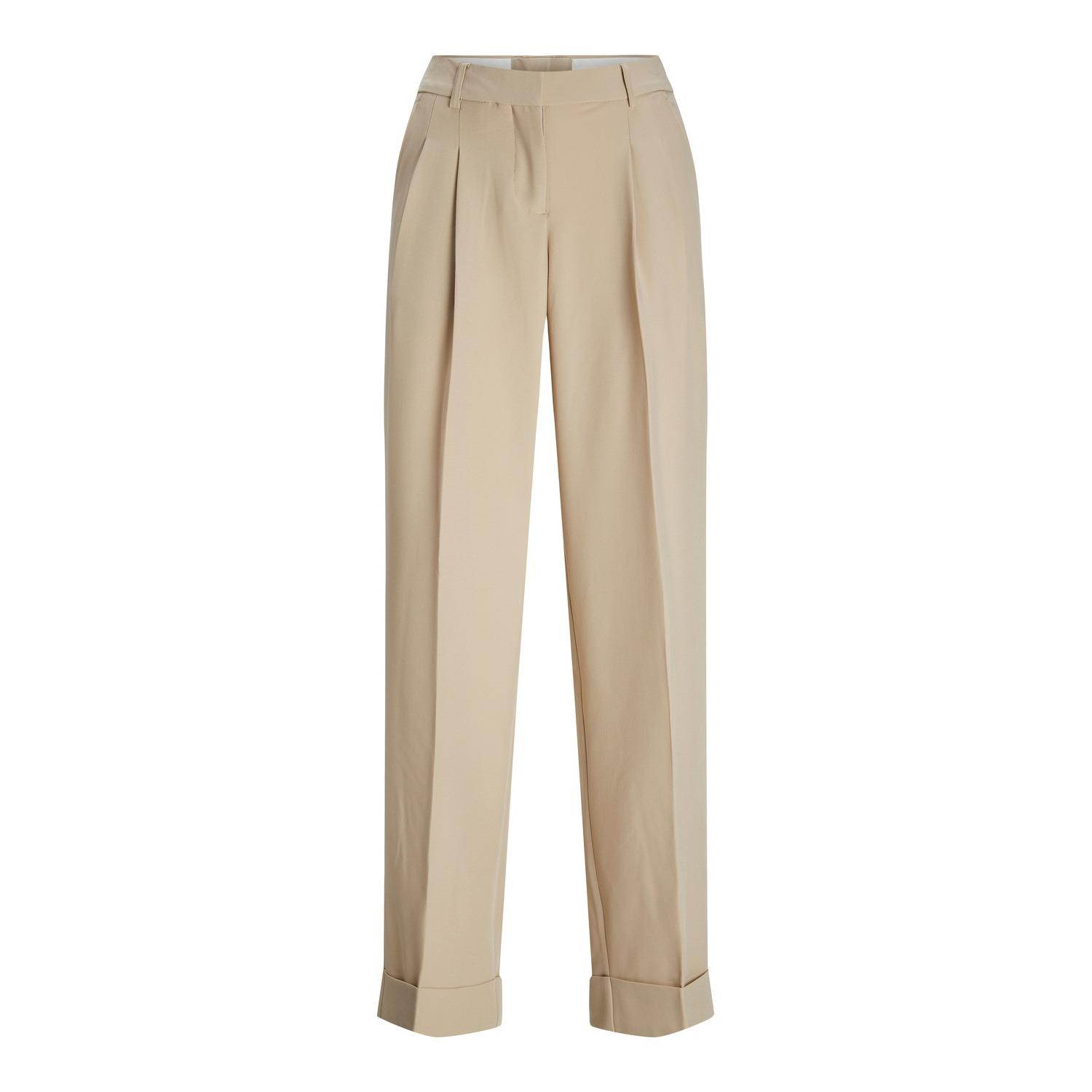 5715219683580 - JJXX - Mary - Elegante Dad-Hose in Hellbeige mit weitem Bein-Neutral