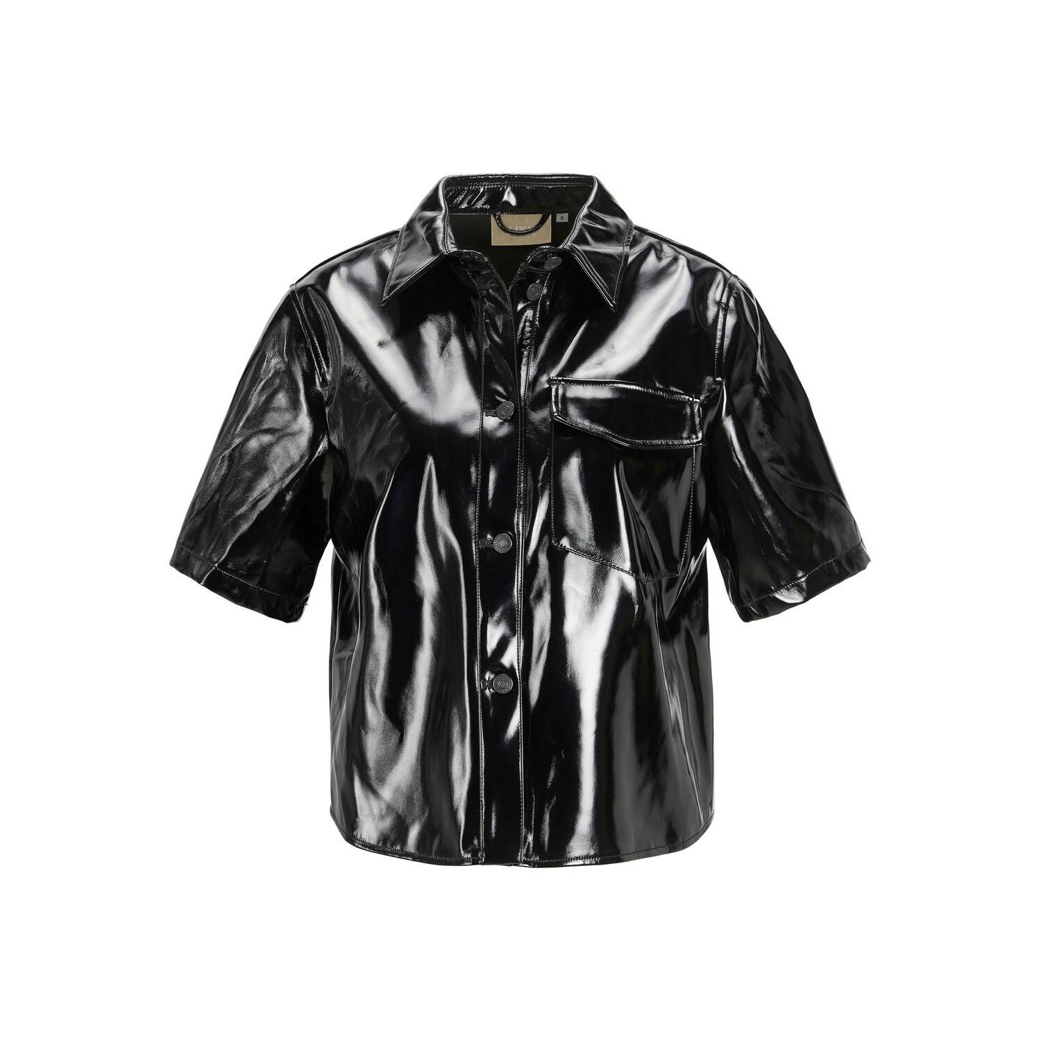 5715213989053 - Lederhemd mit kurzen Ärmeln Damen vida