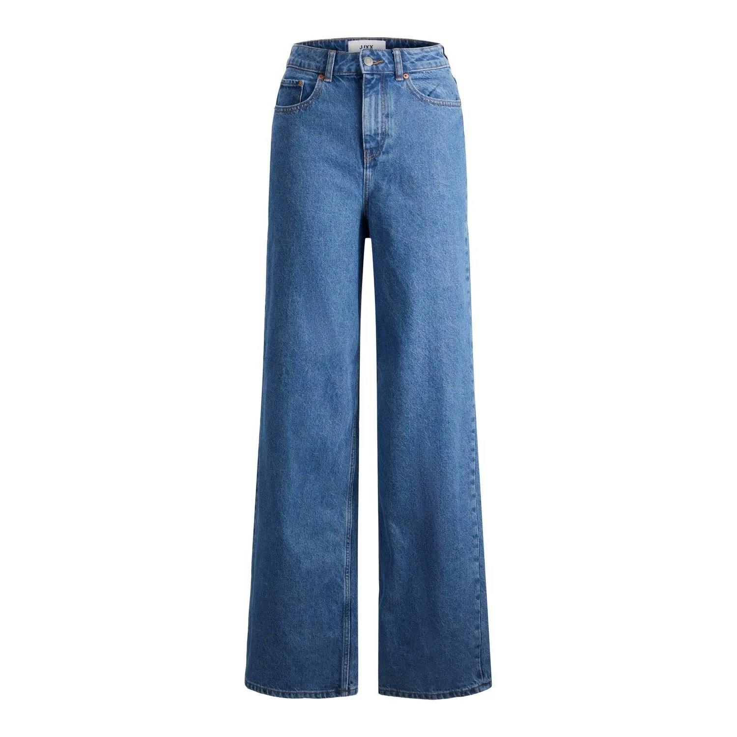 5715215189062 - JJXX - Tokyo - Jeans mit hohem Bund und weitem Bein in mittelblauer Waschung