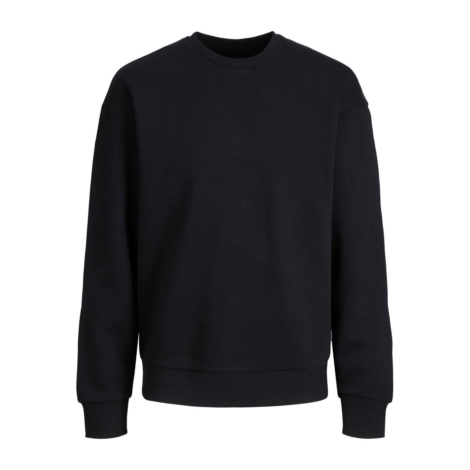 5715219207205 - JACK & JONES Sweatshirt JJESTAR BASIC SWEAT CREW NECK NOOS Black Unifarben Schwarz - Gr XXL 5715219207205 - JACK & JONES Sweatshirt JJESTAR BASIC SWEAT CREW NECK NOOS Black Unifarben Schwarz - Gr XXL