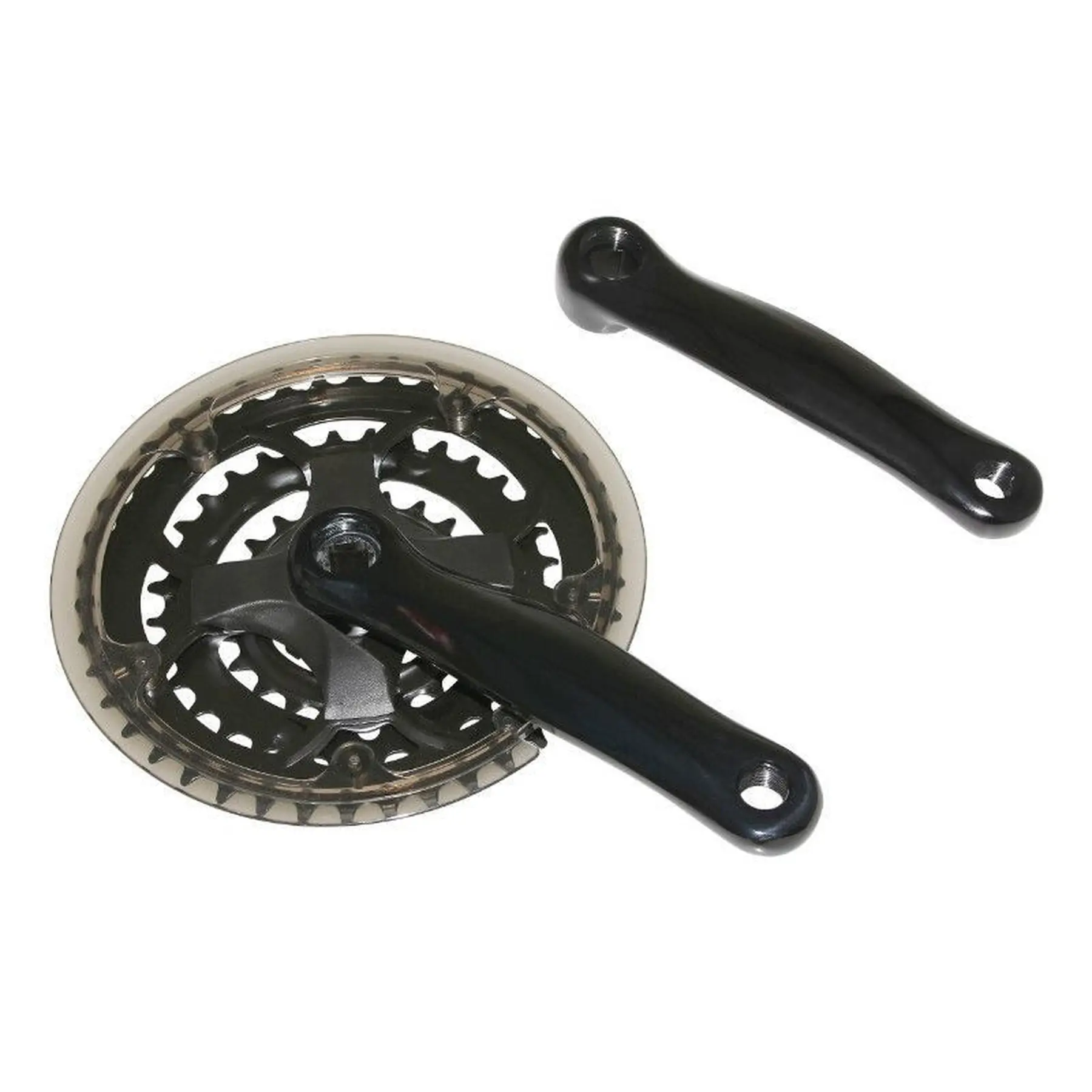 Velo Store - UK Mountain bike crankset with chain guard P2R 7-8V. 150 mm 42-32-22 | Extra 10% off with Subscription, Postage £16.79 to UK Fedex.