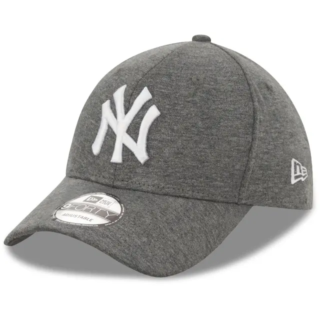 0194790986108 - New Era - 9forty White NY - Unisex-Kappe aus Jersey in Dunkelgrau