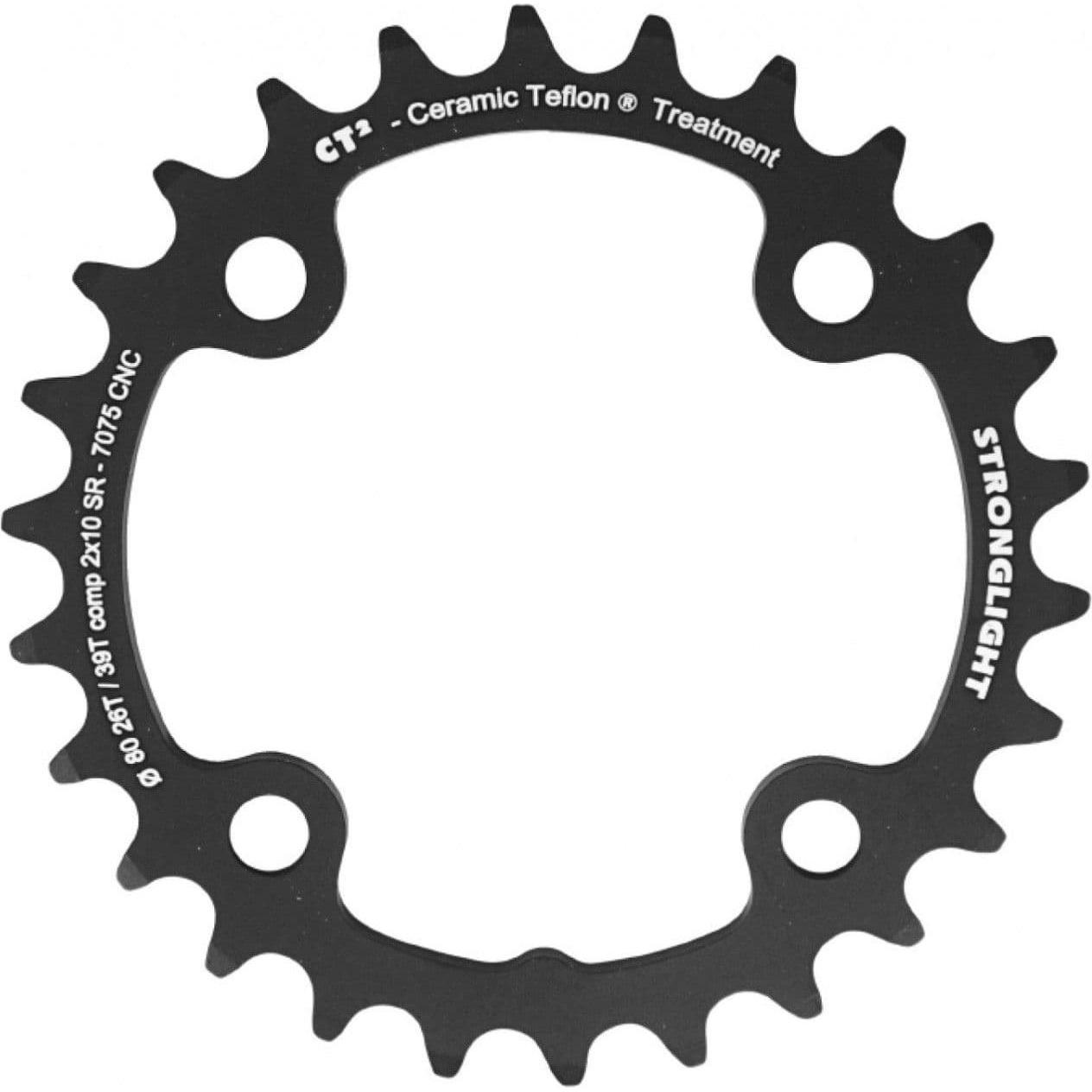 Velo Store - UK Double internal unthreaded MTB chainring Stronglight 4BRA SRAM X0-XX-X9-X7 CT2 10V. | Extra 10% off with Subscription, Postage £16.79 to UK Fedex.