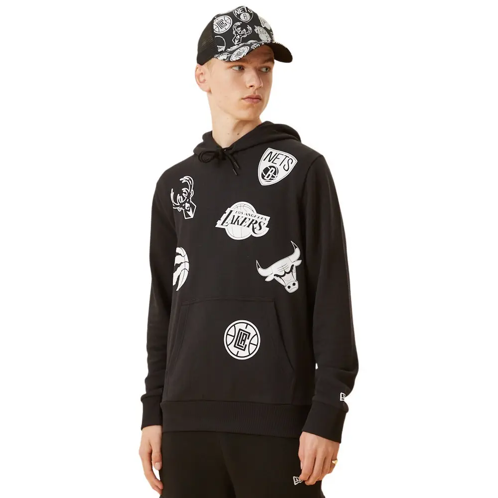 0195131972248 - Kapuzenpullover NBA Multi Team Logo