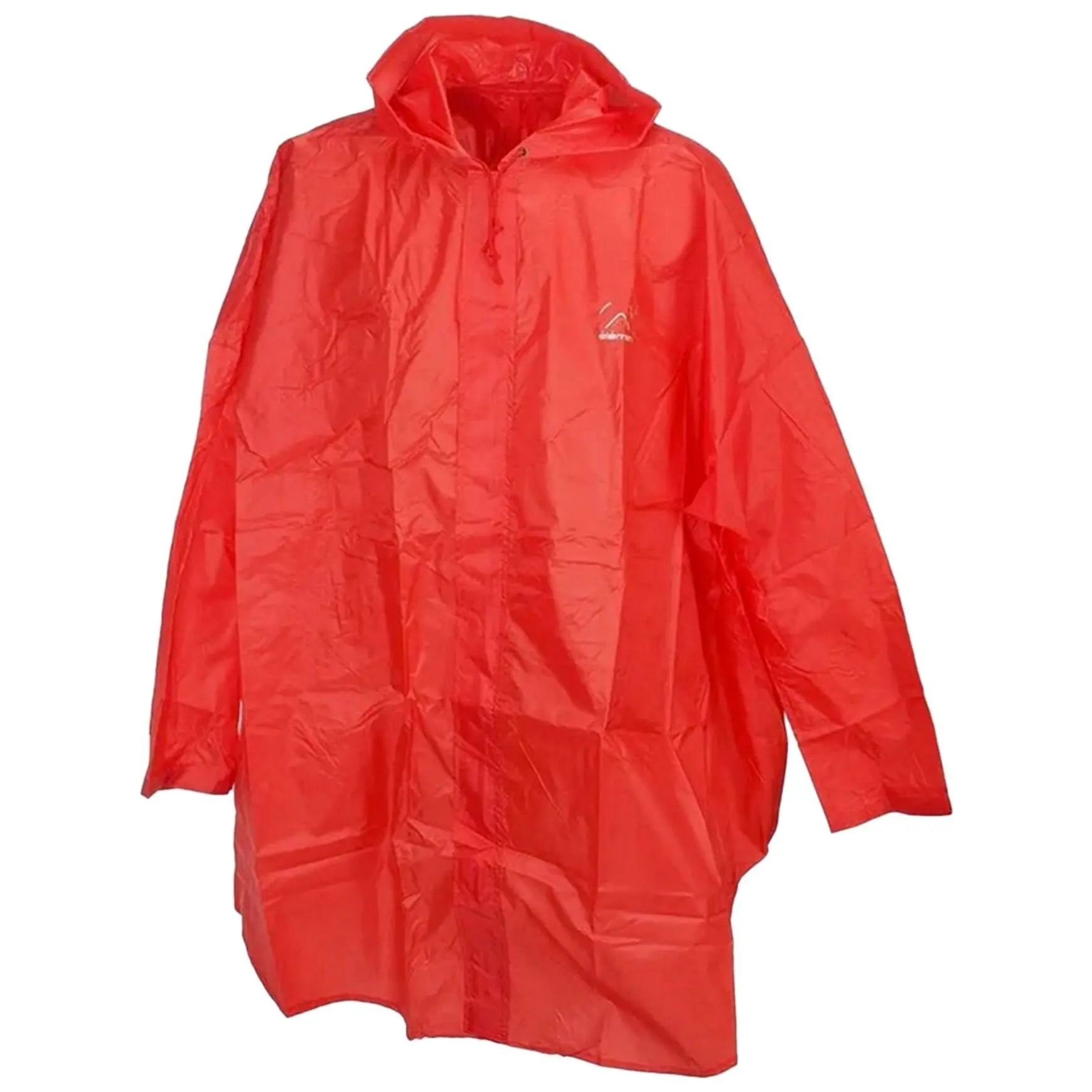 Élémenterre Unisex Rouge Waterproof Rain Cape Pelerin