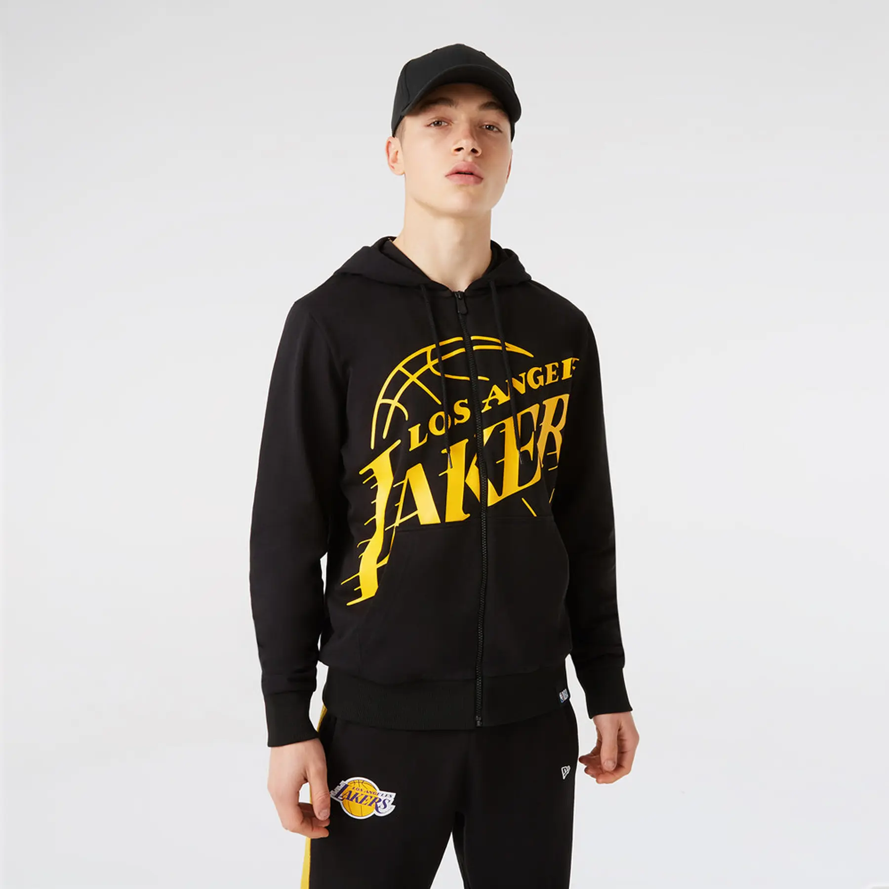 Felpa con cappuccio Los Angeles Lakers Logo