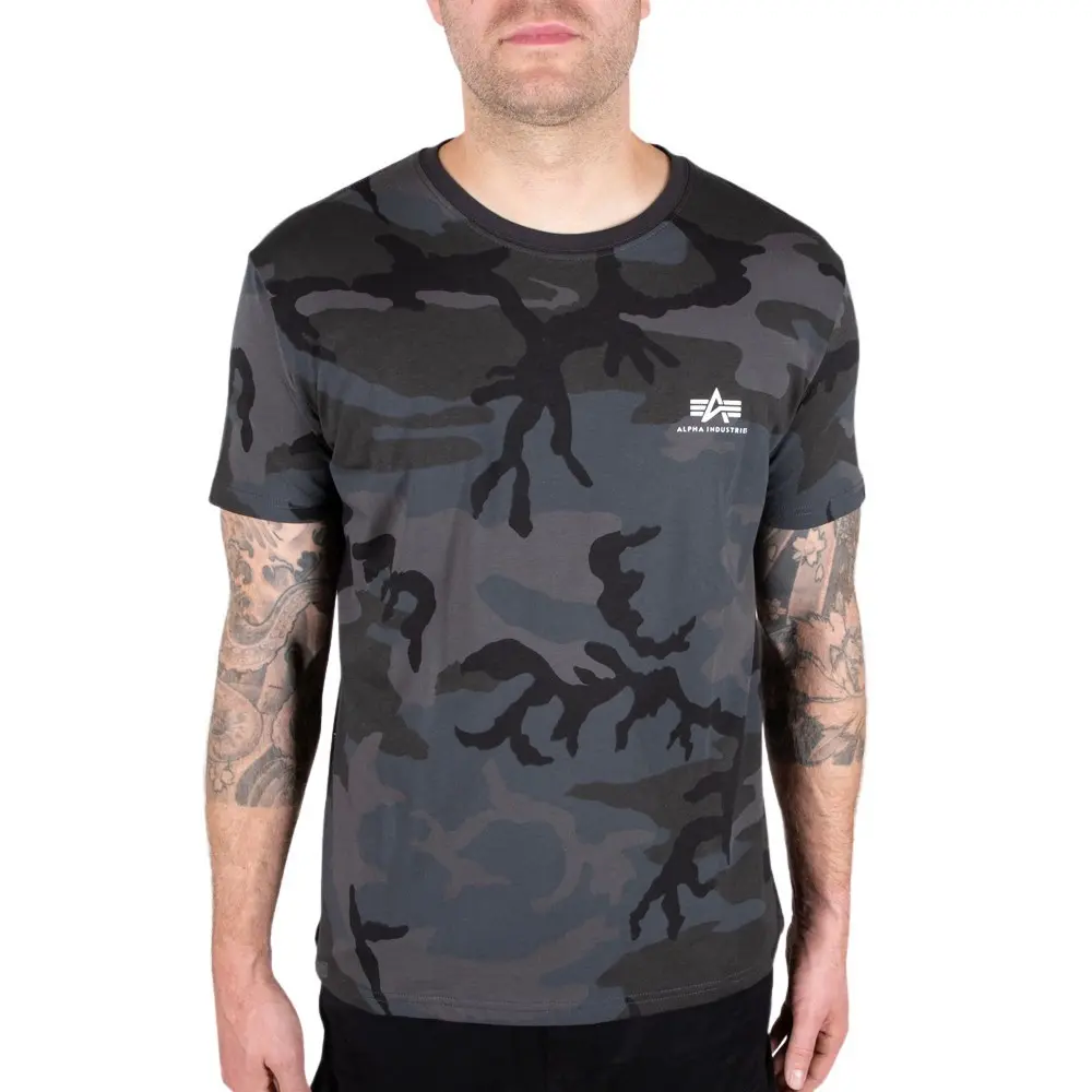 4059146478231 - Industries Backprint Camo T-Shirt - Mehrfarbig - M - unisex