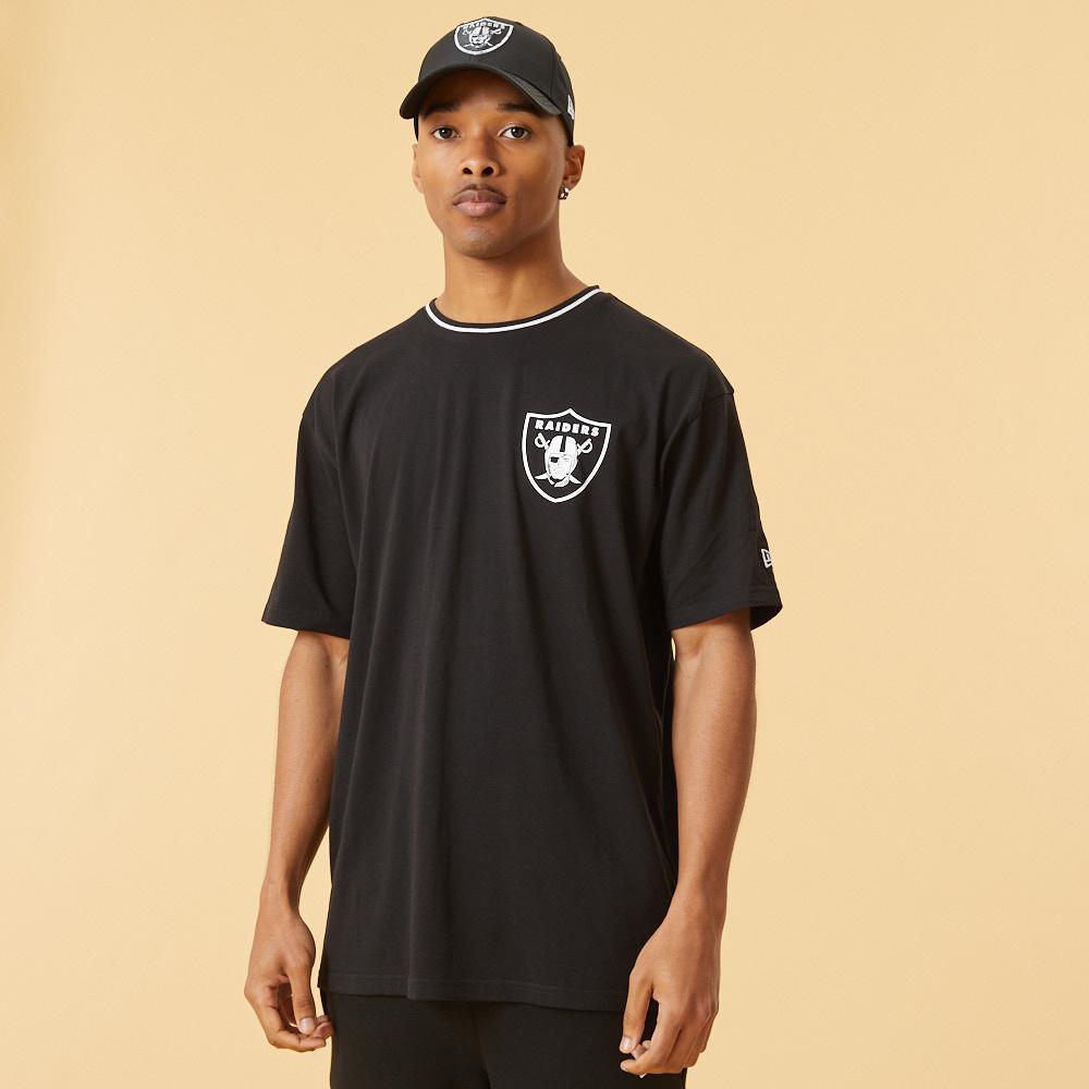 0196172402442 - New Era Herren T-Shirt Distressed Graphic Oversized Tee LAS VEGAS RAIDERS Schwarz 0196172402442 - New Era Herren T-Shirt Distressed Graphic Oversized Tee LAS VEGAS RAIDERS Schwarz