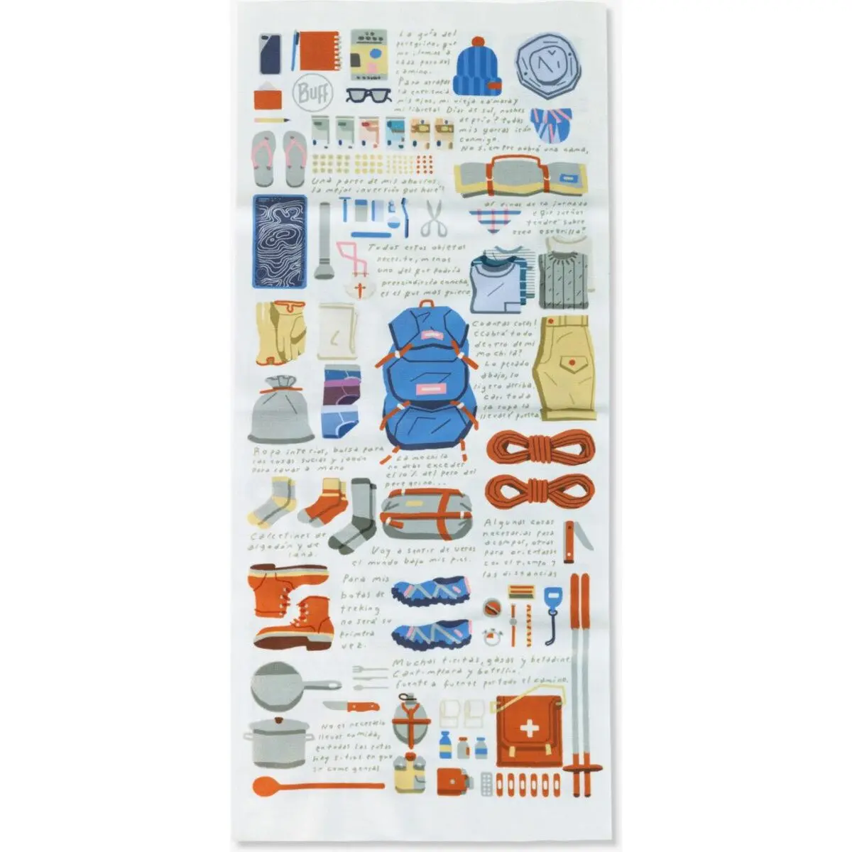 Schlauchschal Buff Camino De Santiago Coolnet UV®