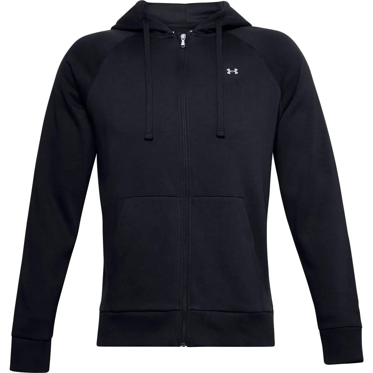 0194512211273 - Rival Fleece FZ Hoodie Herren (Schwarz S) Fitnessbekleidung