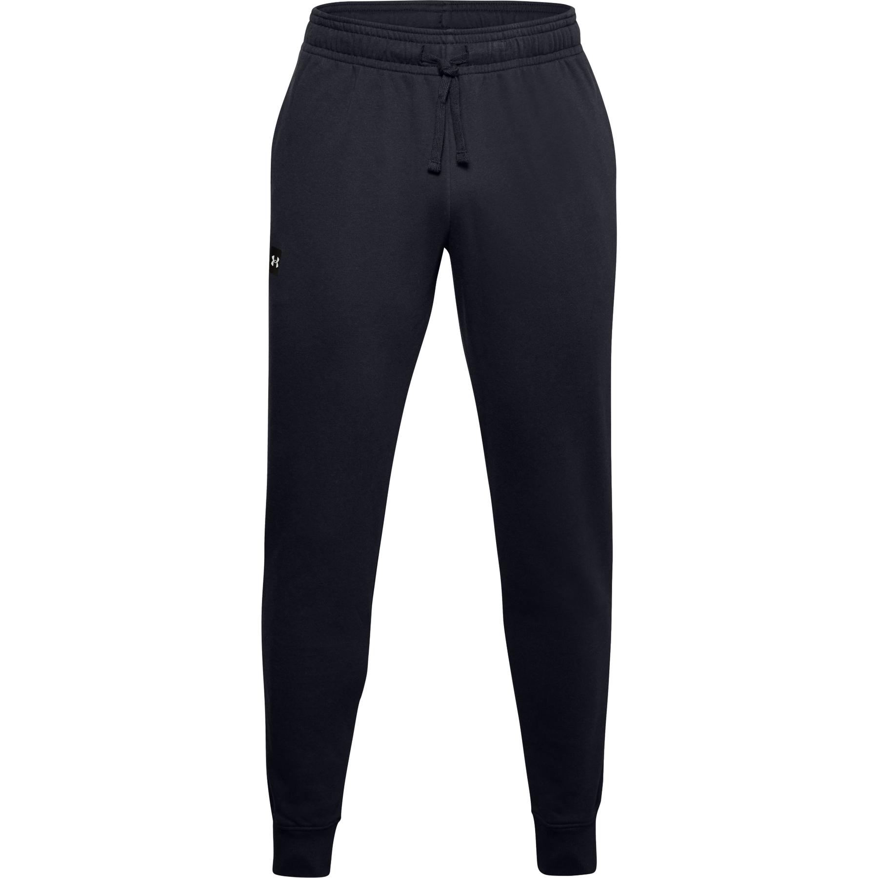 0194512219002 - UNDER ARMOUR Herren Jogginghose UA Rival Fleece schwarz Größe 128-140 1357128-001