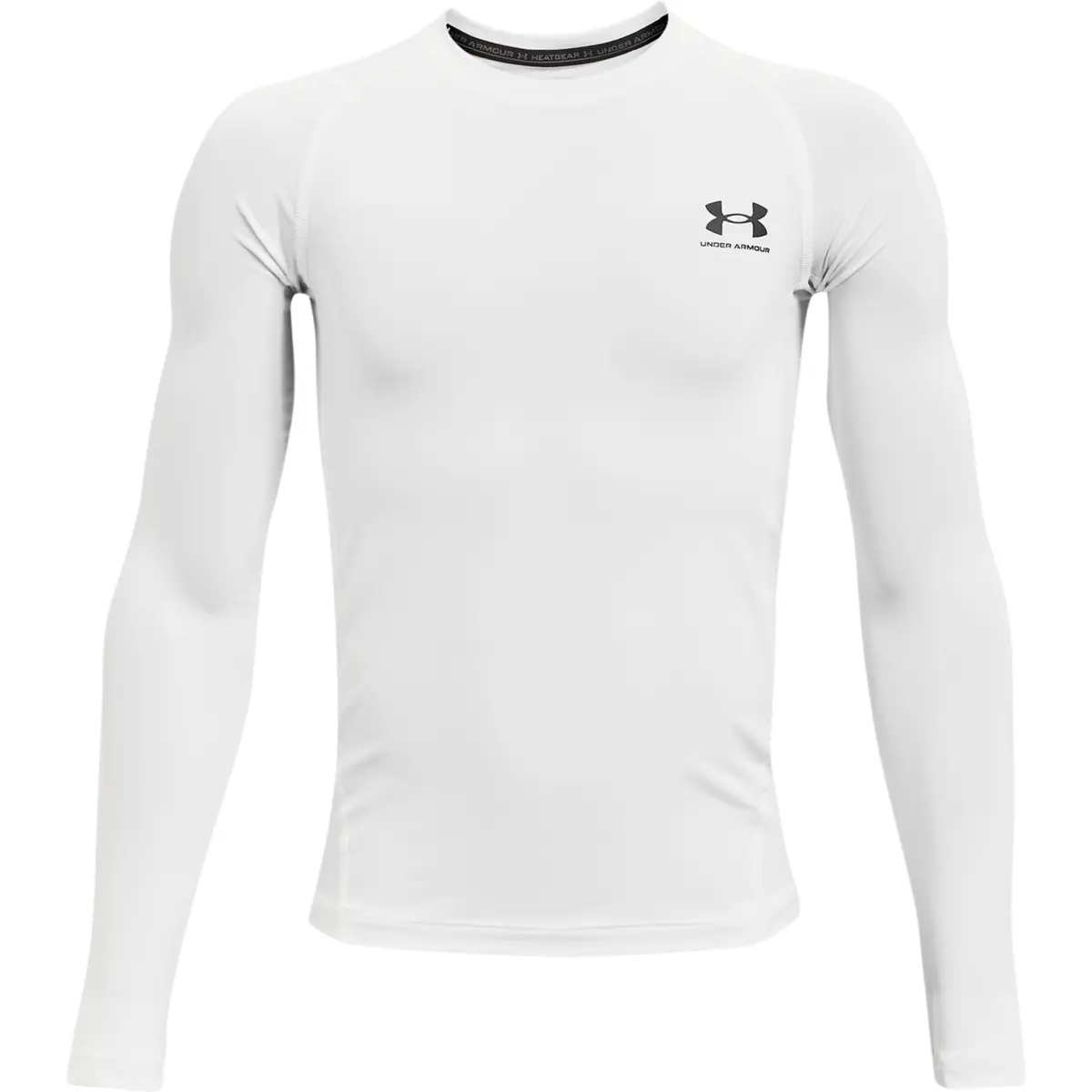 Under Armour Blanc Camiseta De Niño À Manches Longues