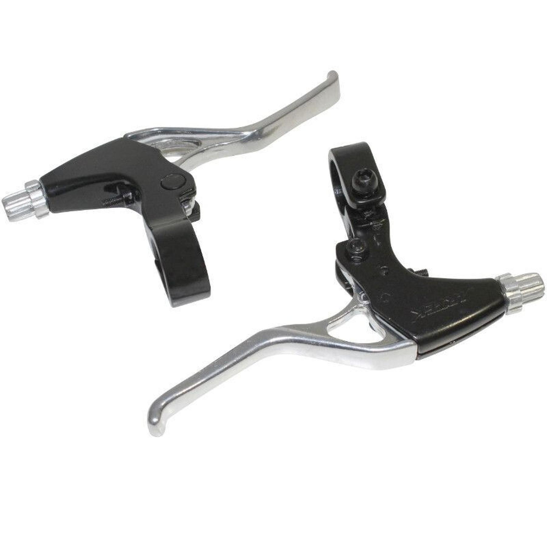 Velo Store - UK Pair of brake levers for mountain bike 3 fingers aluminium adjustable lever stroke Newton V-Brake | Extra 10% off with Subscription, Postage £16.79 to UK Fedex.
