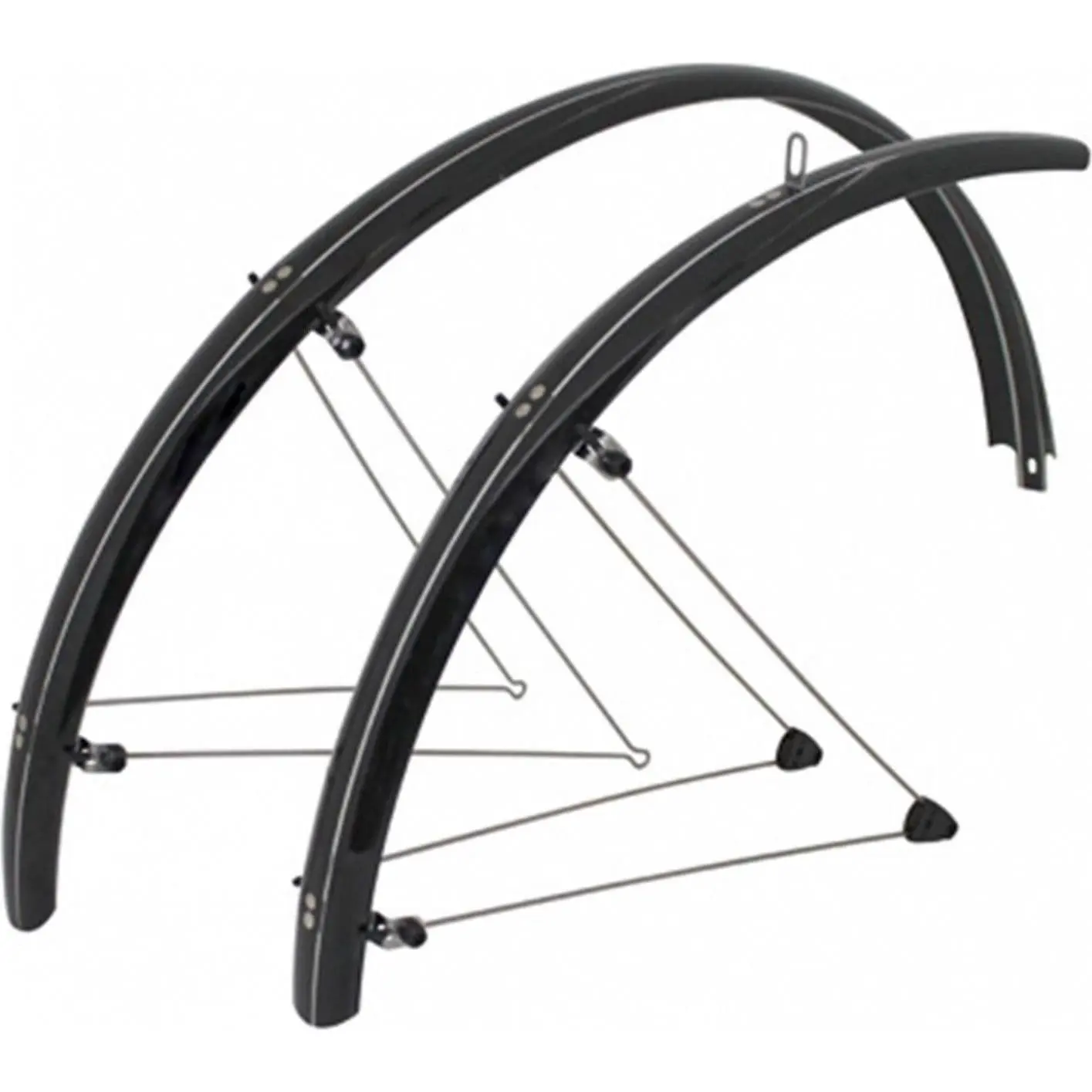 Velo Store - UK Pair of city-vtc fenders with classic stainless steel fixing Stronglight | Extra 10% off with Subscription, Postage £16.79 to UK Fedex.