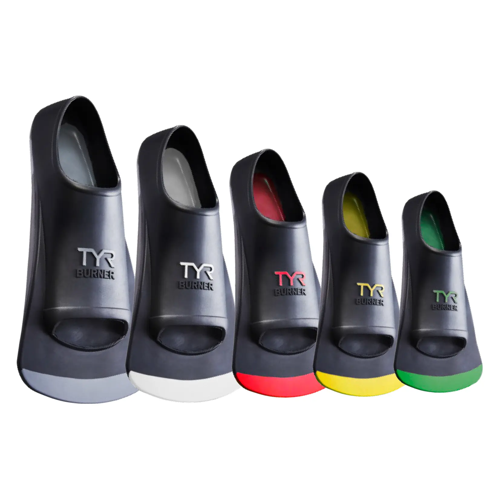 Tyr Unisex Noir Swimming Flippers Burner Fins 2.0