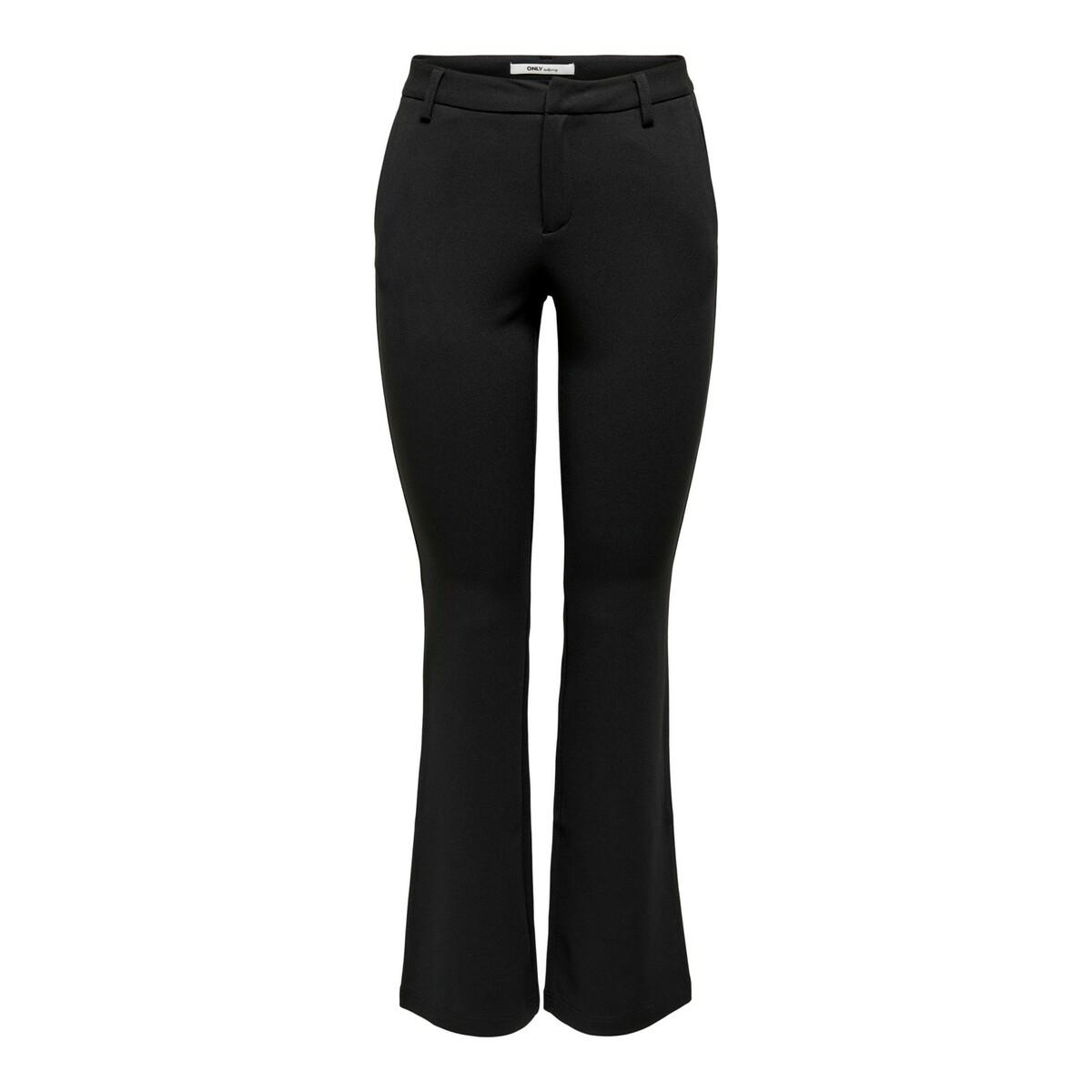 5713753966343 - - Körperbetonte ausgestellte Hose in Schwarz