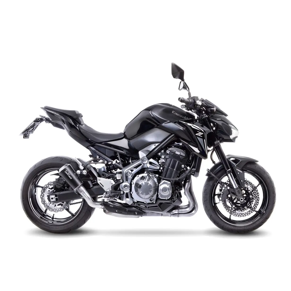 auspuff motorrad kawasaki z900 2017-2019 Leovince LV-10 BLACK EDITION