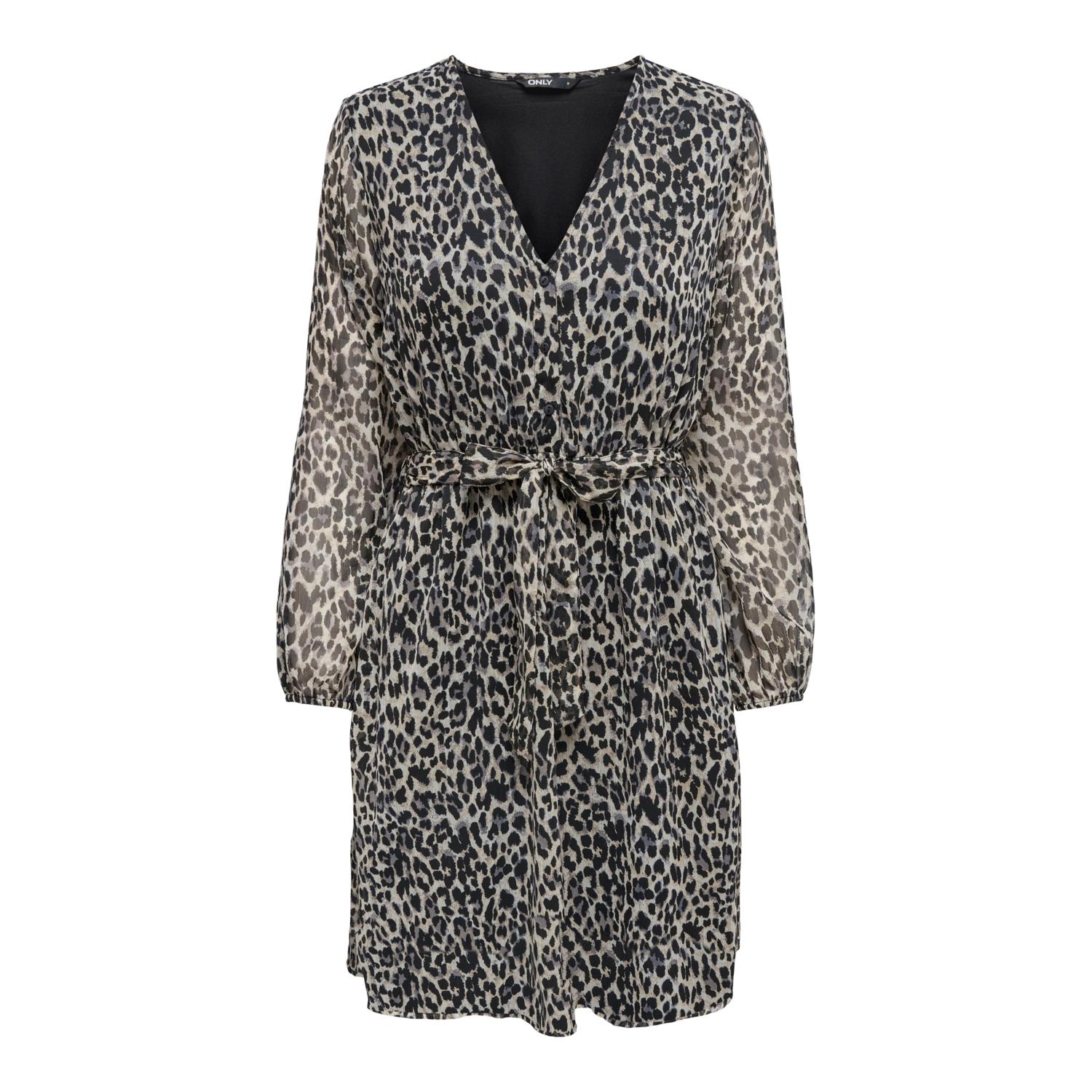 5715209182185 - Knielanges Kleid mit Allover-Muster Modell Cera