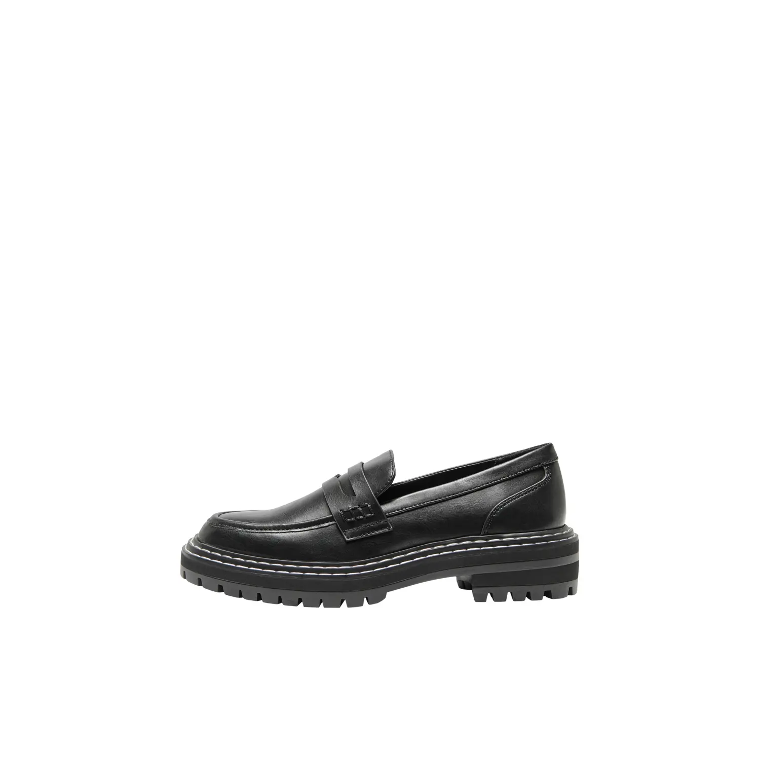 5715310062185 - - Loafer in Schwarz mit kontrastierenden Nähten