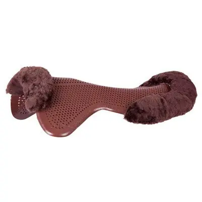 Br Equitation Marron Sheepskin Saddle Pad