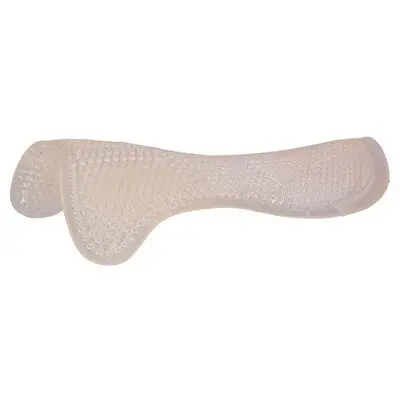 Br Equitation Blanc Soft Saddle Pad Front Booster