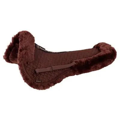 Br Equitation Marron Sheepskin Saddle Pad