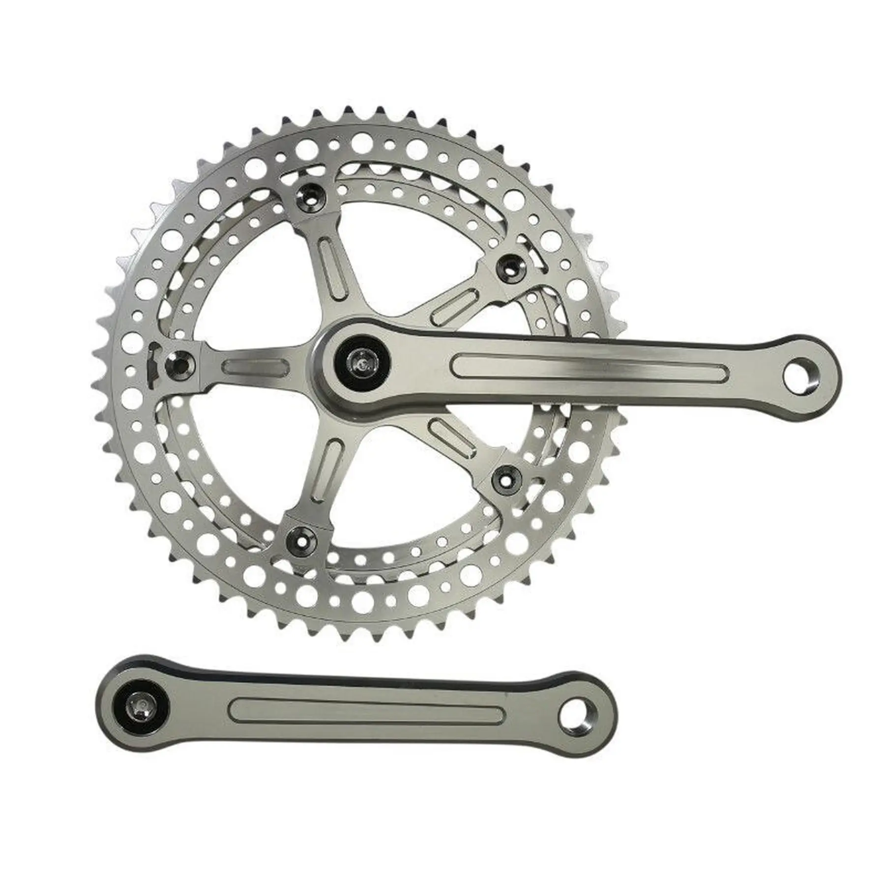 Velo Store - UK Forged aluminium road crankset P2R Vintage 170 mm 52-42D. Diam 144 | Extra 10% off with Subscription, Postage £16.79 to UK Fedex.