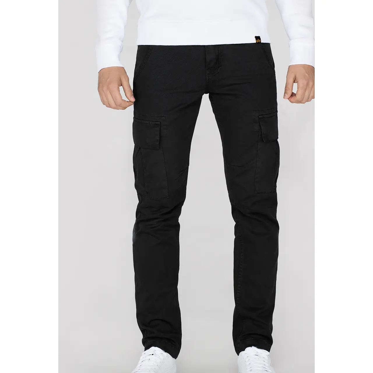 4260407126192 - ALPHA INDUSTRIES Cargohose Herren Baumwolle schwarz