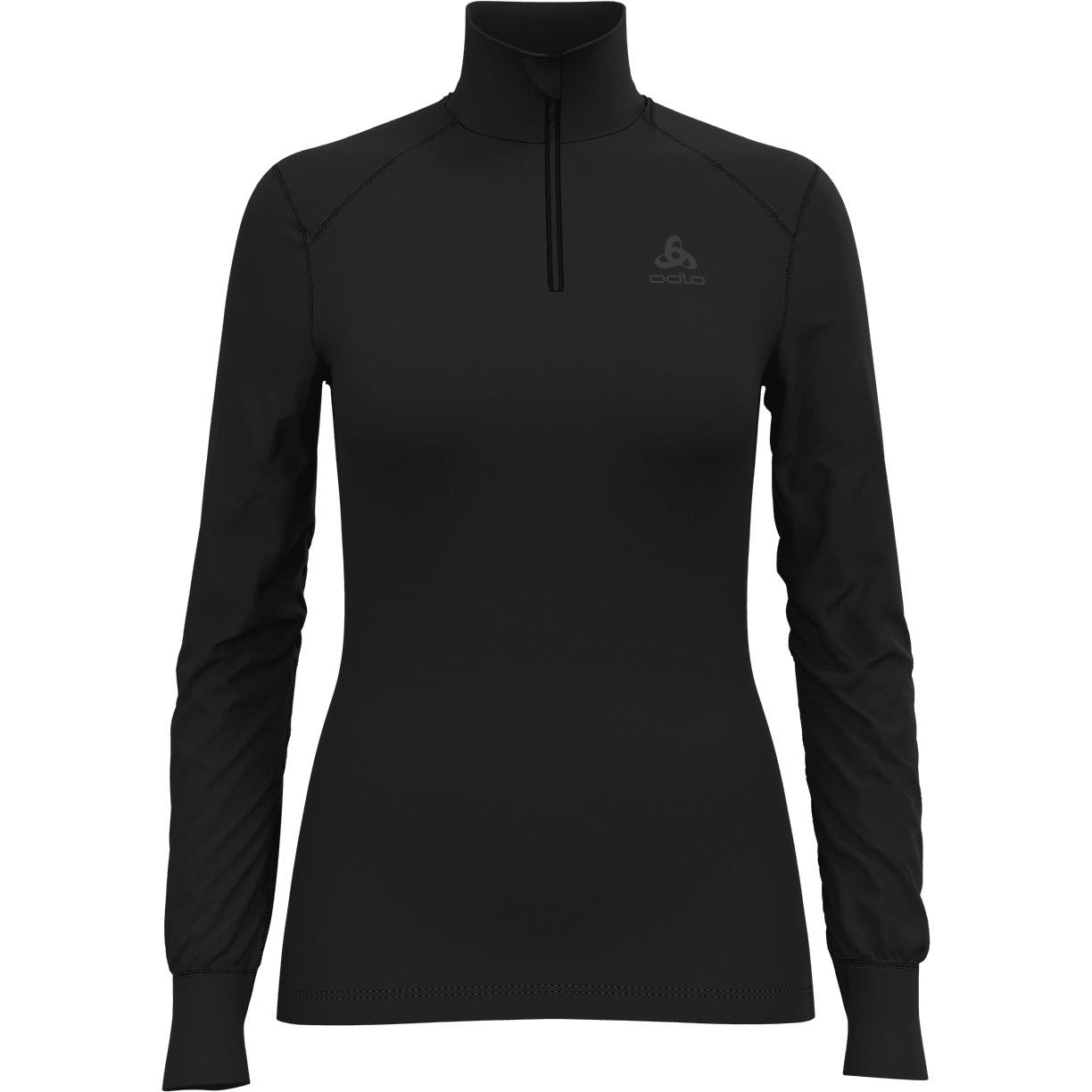 Maglietta donna manica lunga Odlo Turtle neck zip Active 2.0