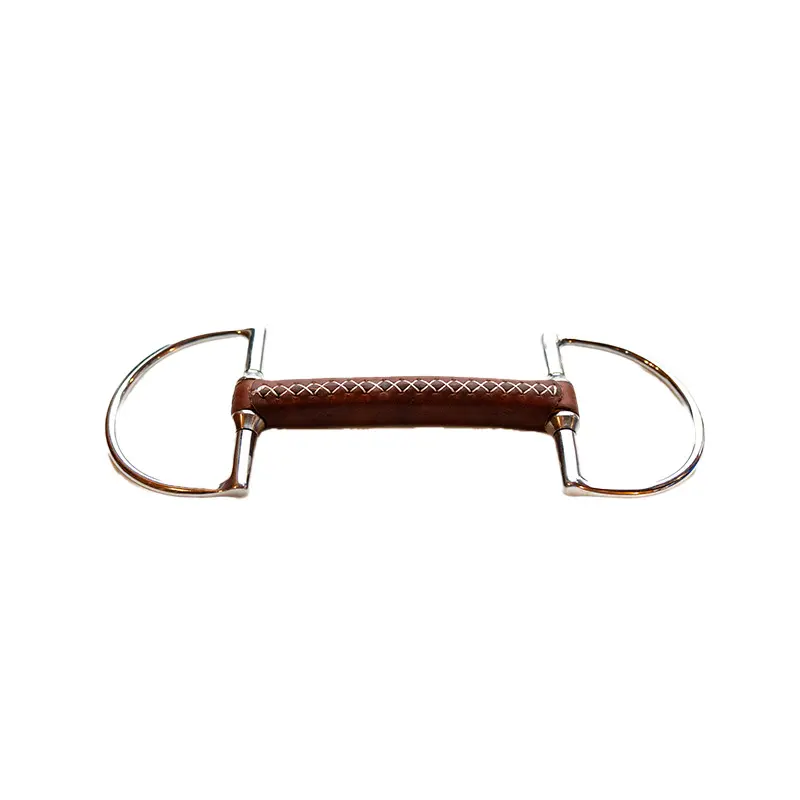 Mors verdun pour cheval cuir rond Jump'In US