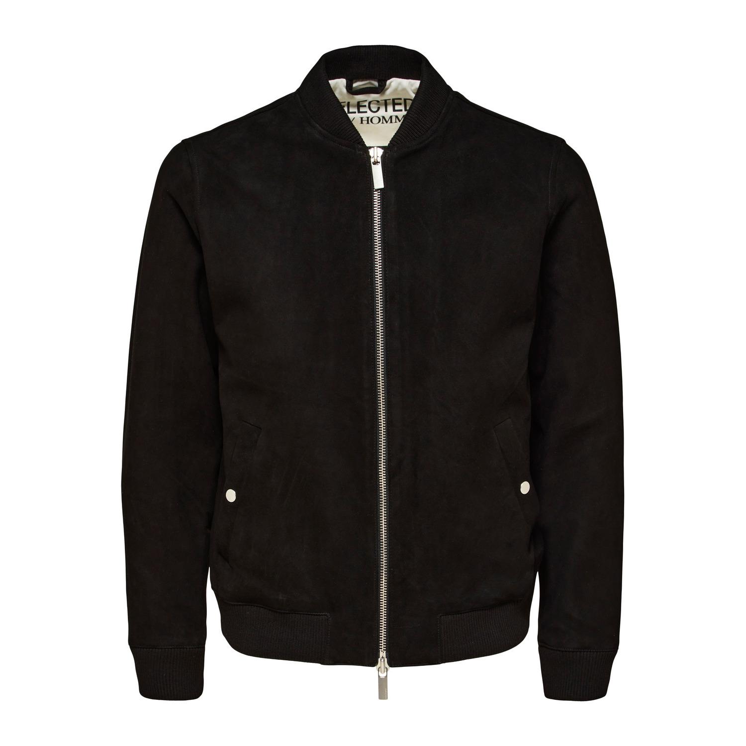 5715308018699 - Regular Fit Bomberjacke aus echtem Ziegenleder Modell ARCHIVE