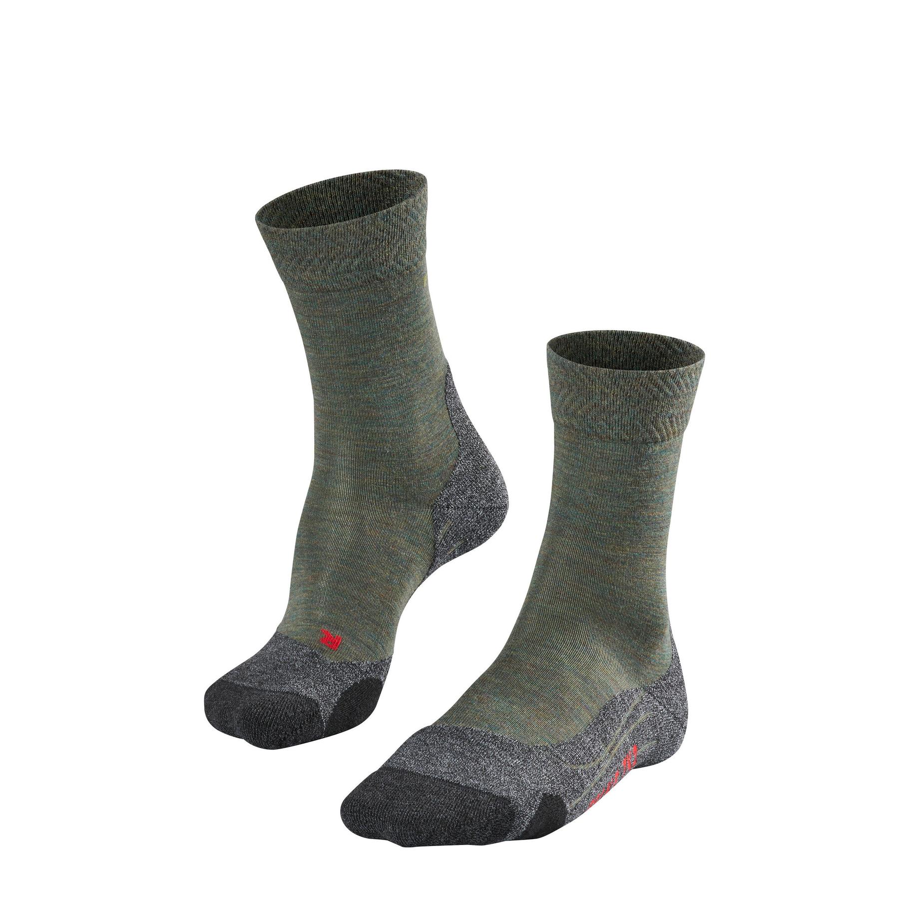 4043874446686 - TK2 Melange Herren (Dunkelgrün 44-45 EU) Trekkingsocken
