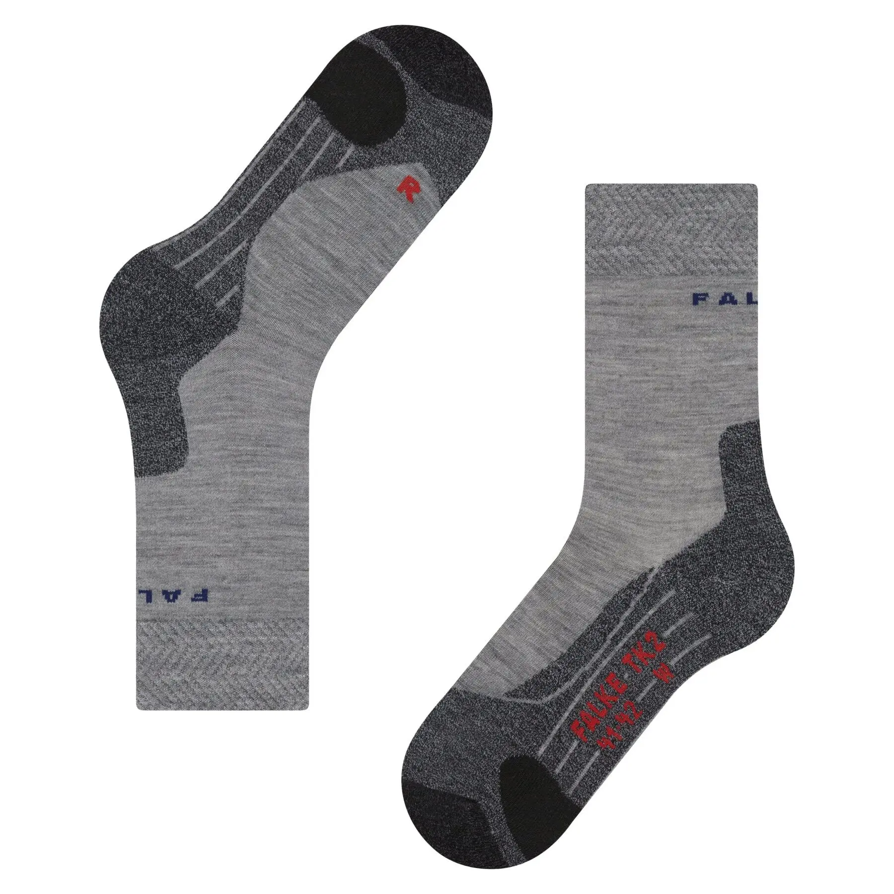 4043874816687 - TK2 Melange Damen (Grau 41-42 EU) Trekkingsocken