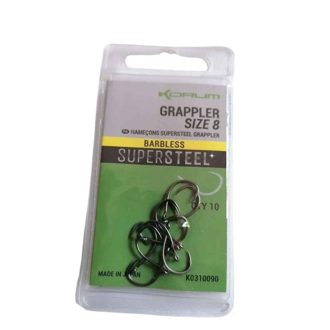 Haken ohne Widerhaken Korum grappler (x10)