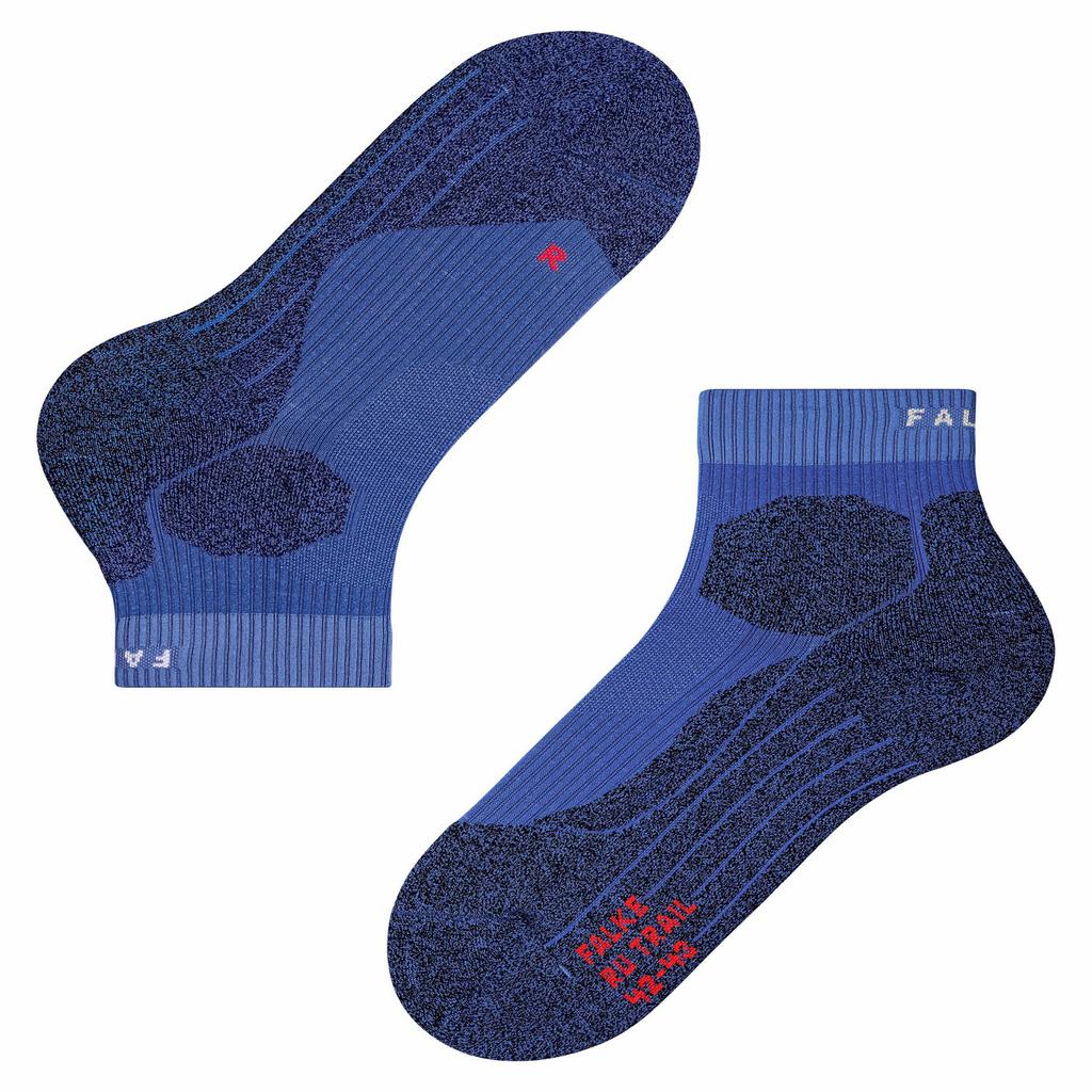 4031309092577 - RU Trail Herren (Dunkelblau 44-45) Runningsocken