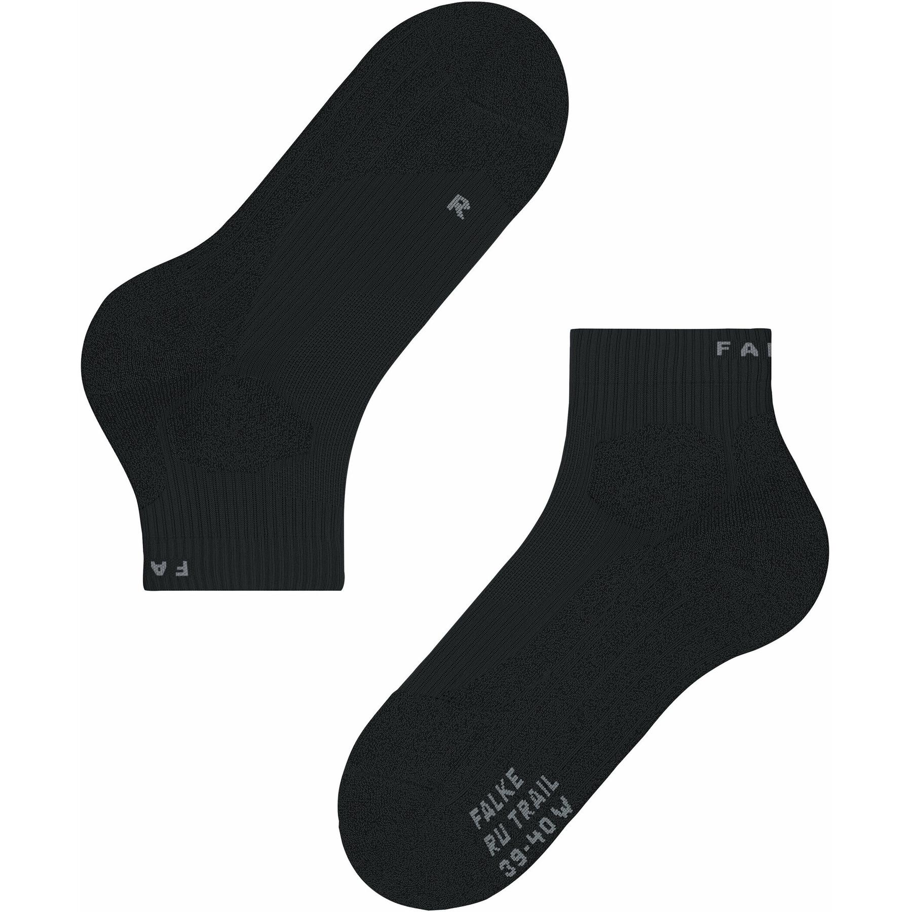 4031309092645 - RU Trail Damen (Schwarz 37-38) Runningsocken 4031309092645 - RU Trail Damen (Schwarz 37-38) Runningsocken