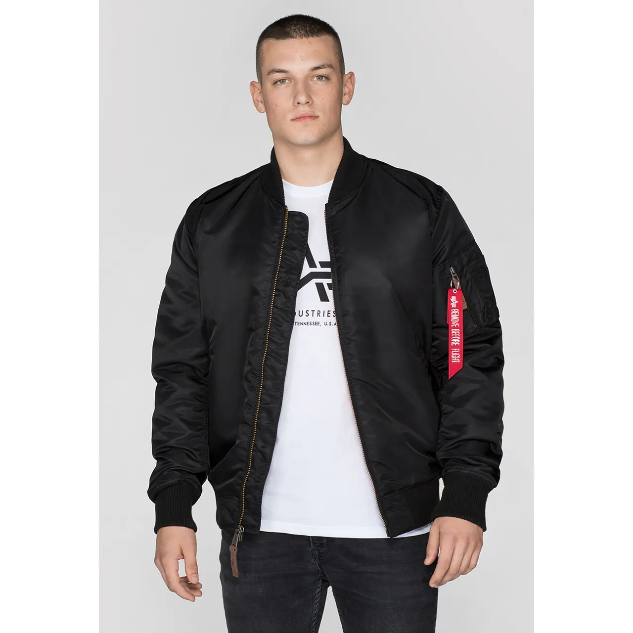Alpha Industries MA-1 Vf 59 Giacca Bomber Lunga Da Uomo Black-image