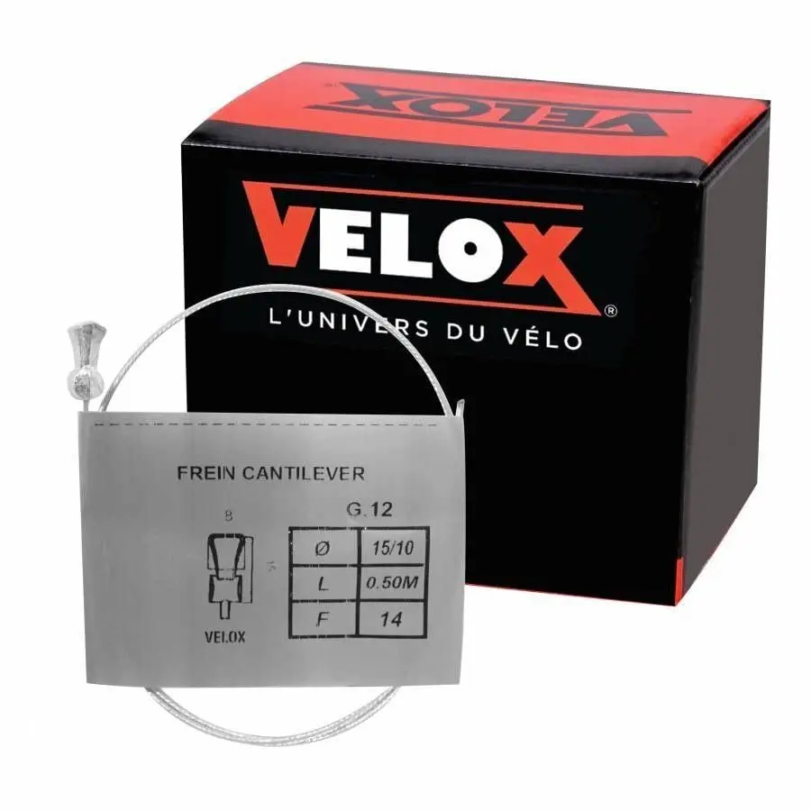 Velo Store - UK Box of 25 brake cables Velox Cantilever Galva 15-10 | Extra 10% off with Subscription, Postage £16.79 to UK Fedex.