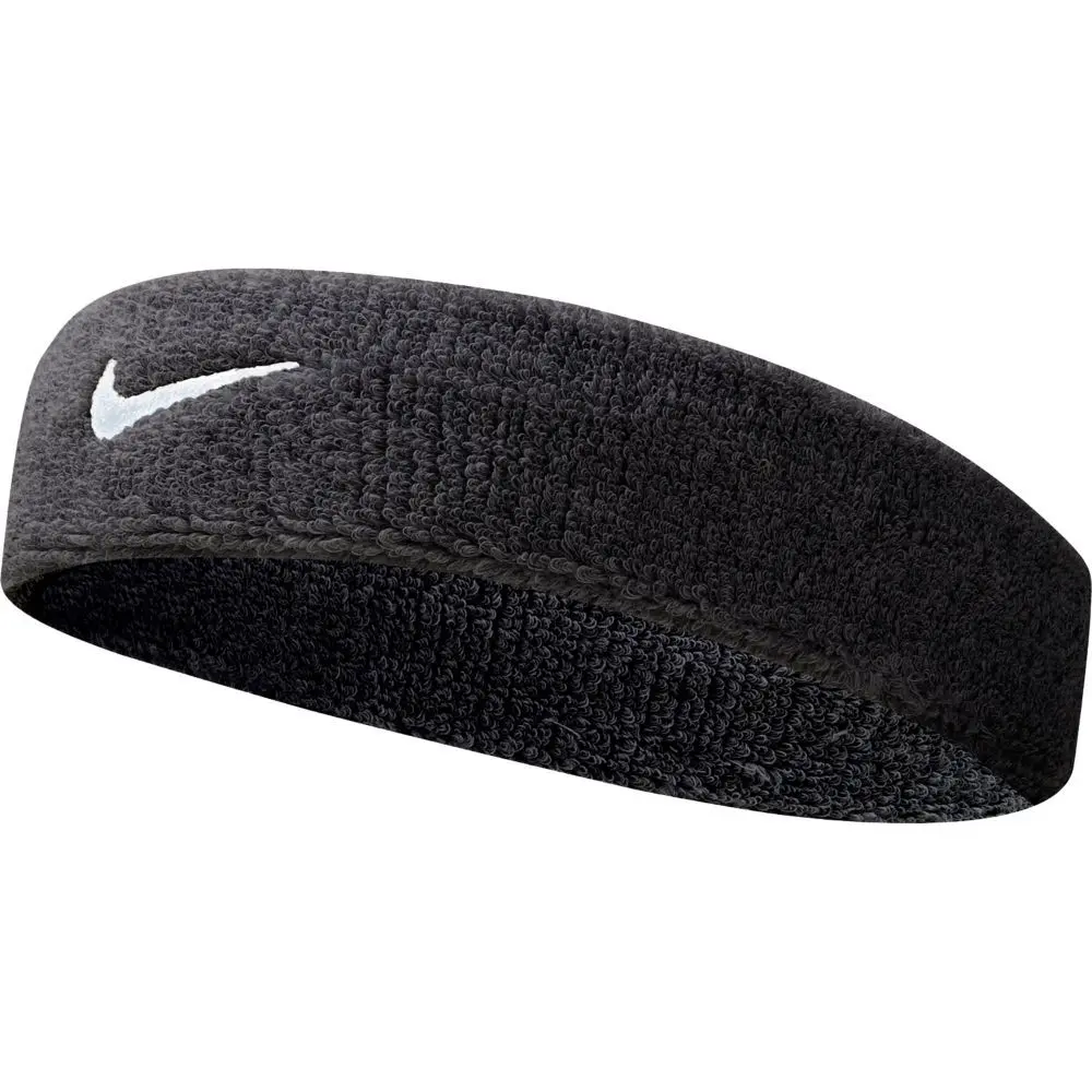 Nike Bandeau swoosh, Noir, Taille TU