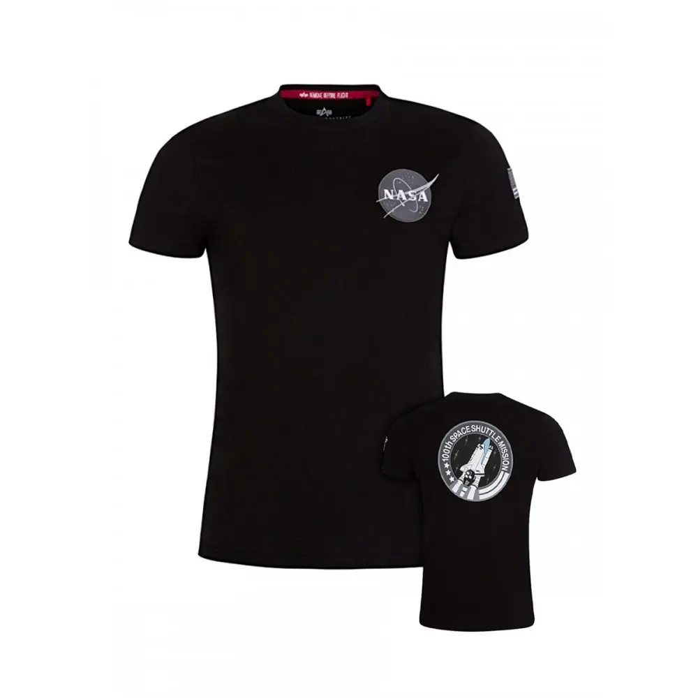 4059146007448 - Industries Space Shuttle T-Shirt - Schwarz - L - unisex