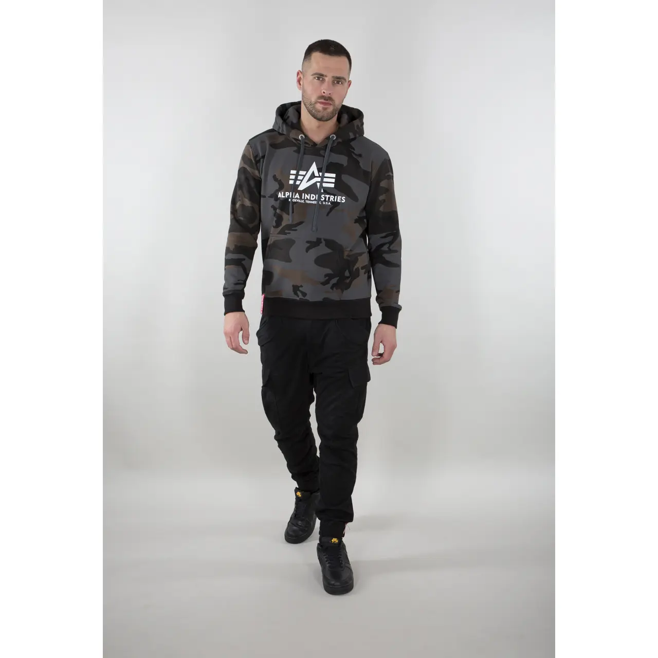 4059146326464 - Hoodie mit Logo-Print und Känguru-Tasche