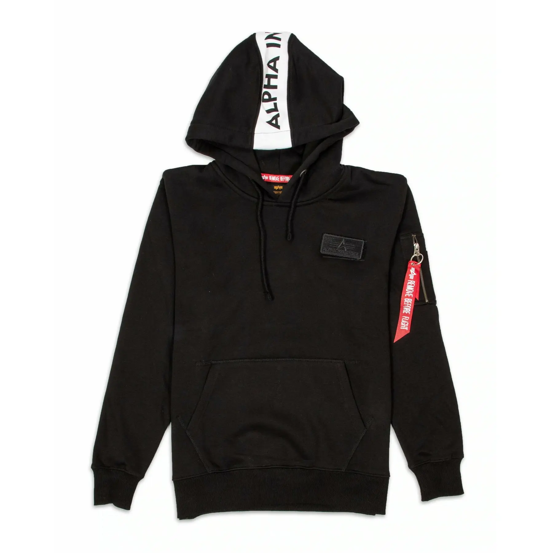 4059146251834 - Hoodie Alpha Industries Red Stripe