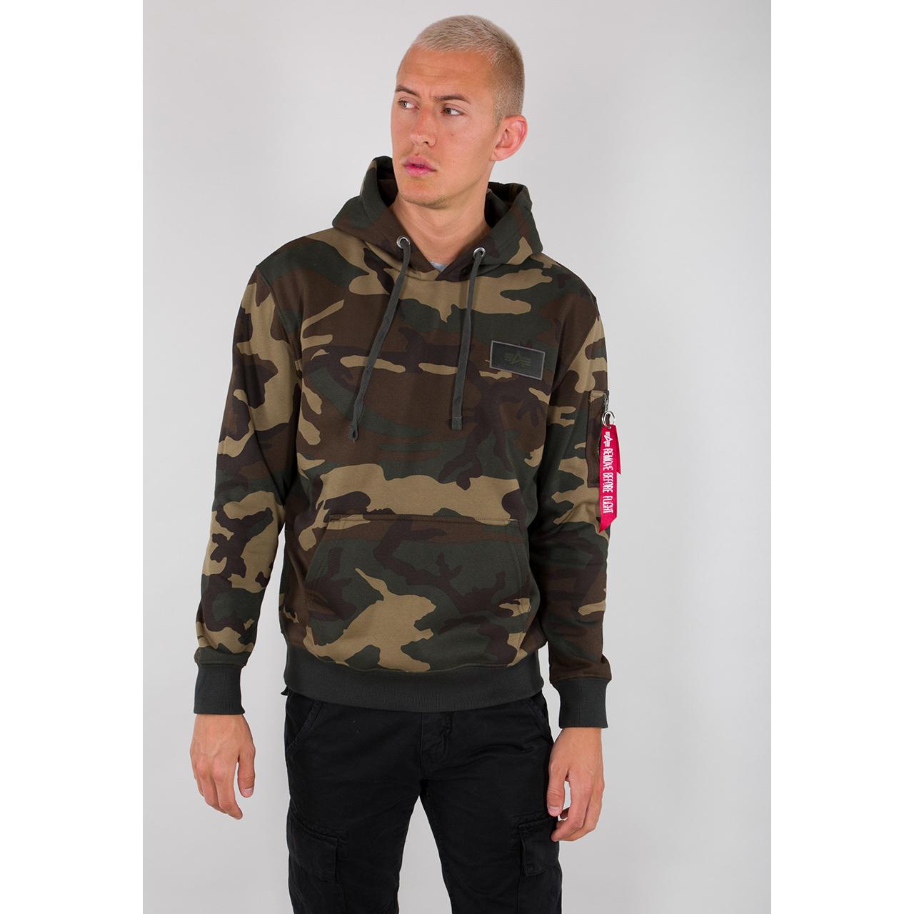 4059146327225 - Hoodie Alpha Industries Back Print Camo