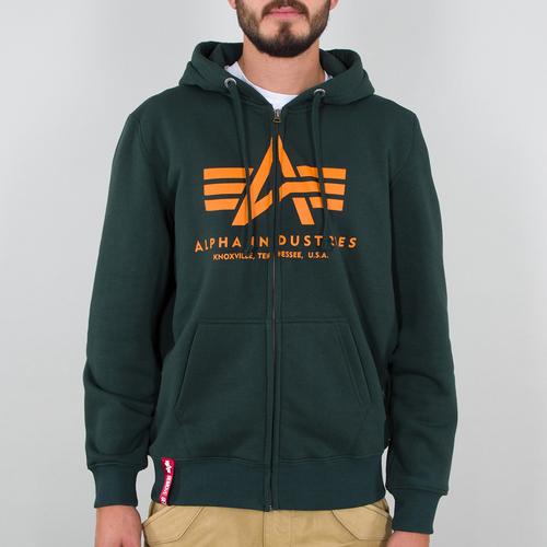 4059146074990 - Industries Basic Zip Hoodie - Grün - S - unisex