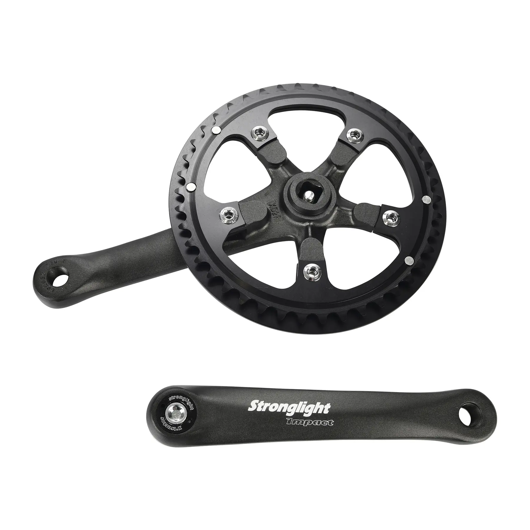 Velo Store - UK Road crankset with transmission housing with chain tensioner Stronglight Impact | Extra 10% off with Subscription, Postage £16.79 to UK Fedex.