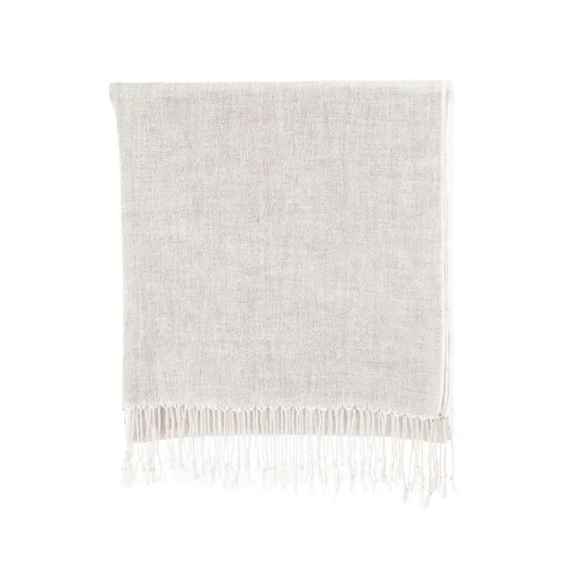 Back On Track Beige Scarf