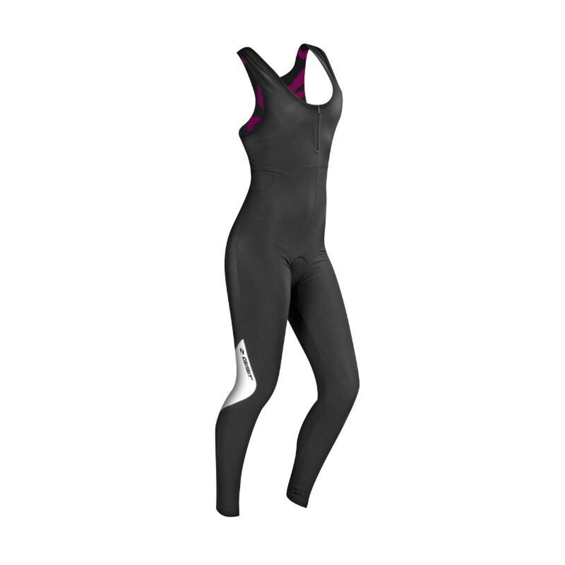 Pantaloncini con pettorina e bretelle da donna Gist Fond 3 Density