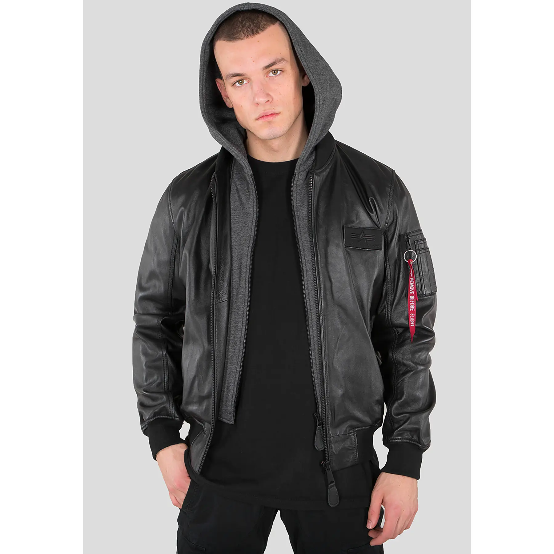 Giacca Alpha Industries MA-1 D-Tec Leather LW